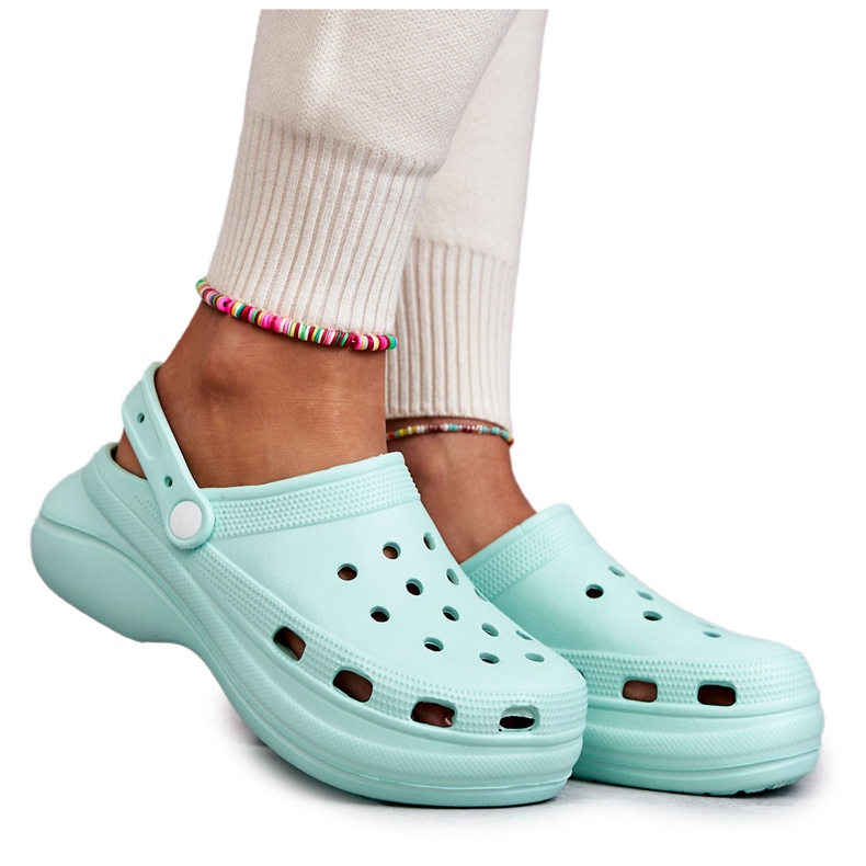 FS1 Naisten vaahtotossut Mint Crocs Coline vihreä