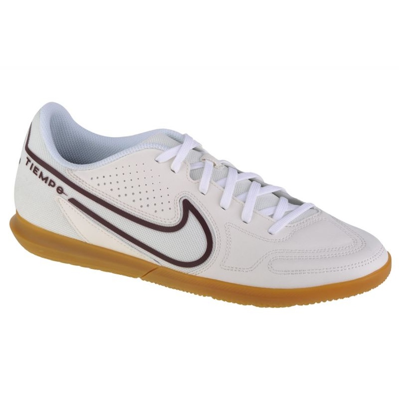 Nike Tiempo Legend 9 Club Ic M DA1189-169 jalkapallokengät valkoinen beigejä ja ruskeita