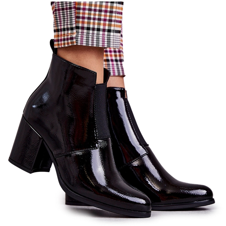 PL4 Klassiset lakatut saappaat La.Fi 260035B-LA Musta