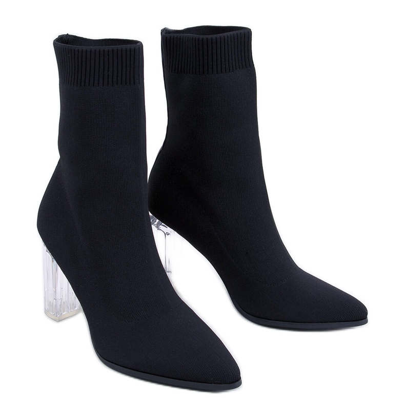 Carolyn Black korkeakorkoiset nilkkurit musta