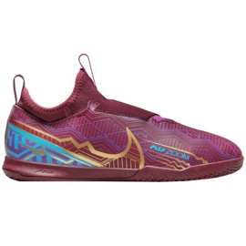 Nike Zoom Mercurial Vapor 15 Club Km Ic Jr DV0738 694 jalkapallokengät punainen ruusuja ja violetteja