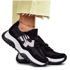 Vinceza Naisten urheilukengät, sidottu musta Tolea