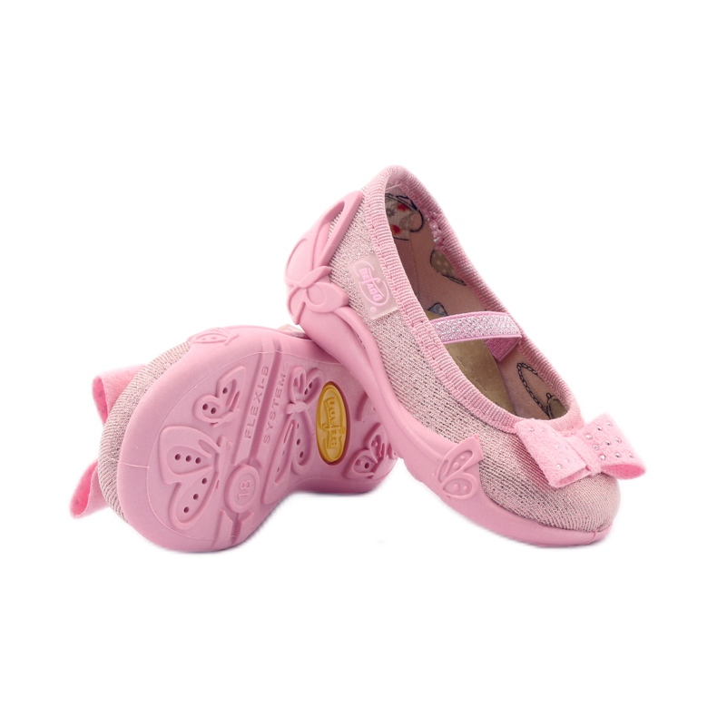 Tyttöjen tossut Befado 441p006 vaaleanpunainen