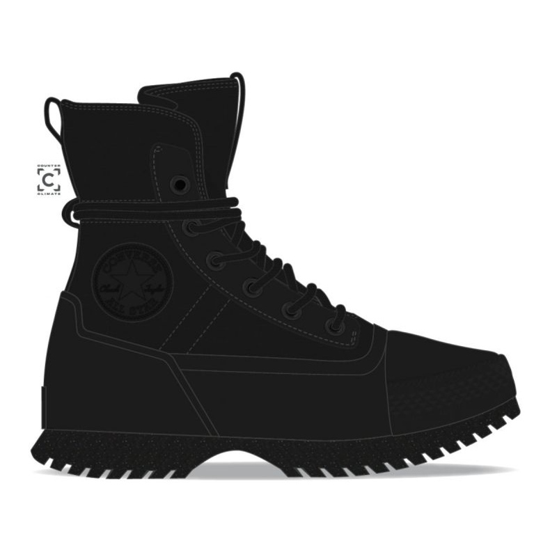 Converse Chuck Taylor All Star Lugged 2.0 Counter Climate W A00909C kengät musta