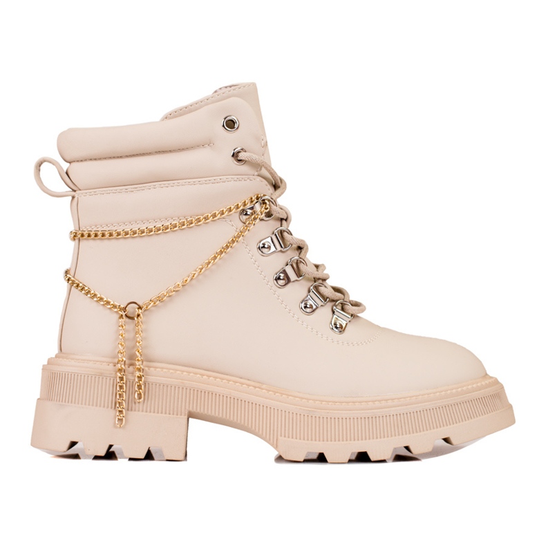 Beiget naisten vaelluskengät Shelovet-ketjuilla