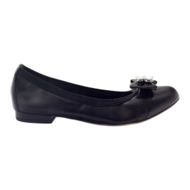 Ballerinas-naisten keula Gamis 1402 musta harmaa