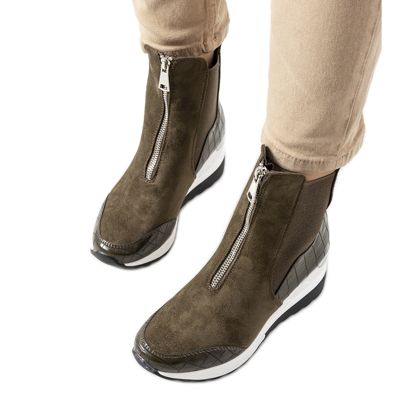 Vihreät tennarit Triaca wedgessä