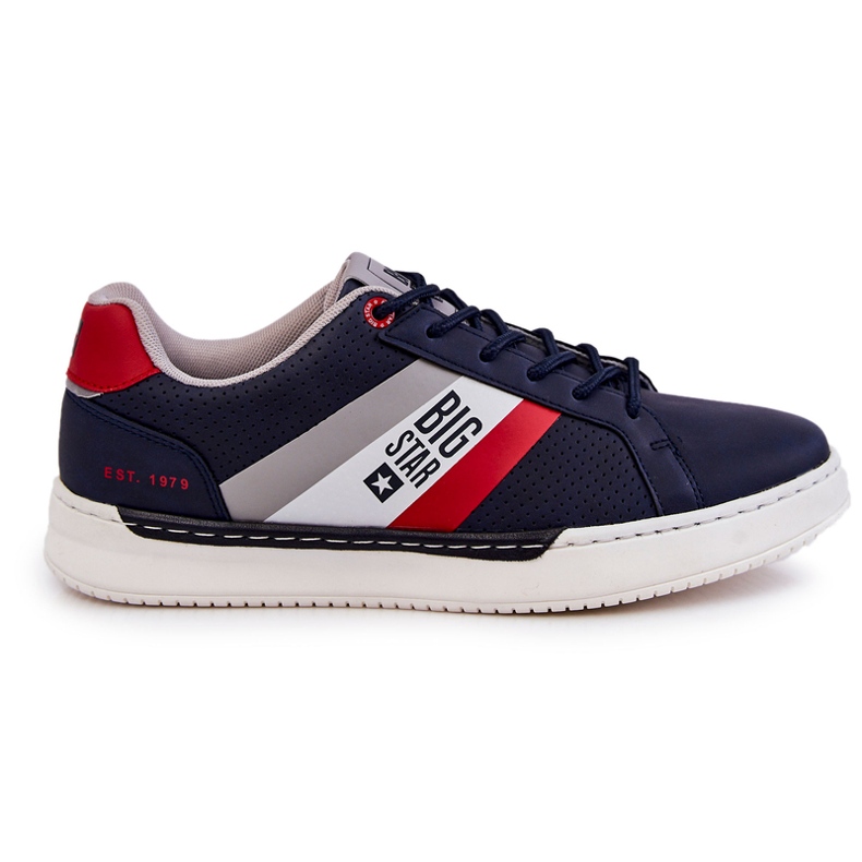 Klassiset miesten urheilukengät Memory Foam Big Star KK174058 tummansininen