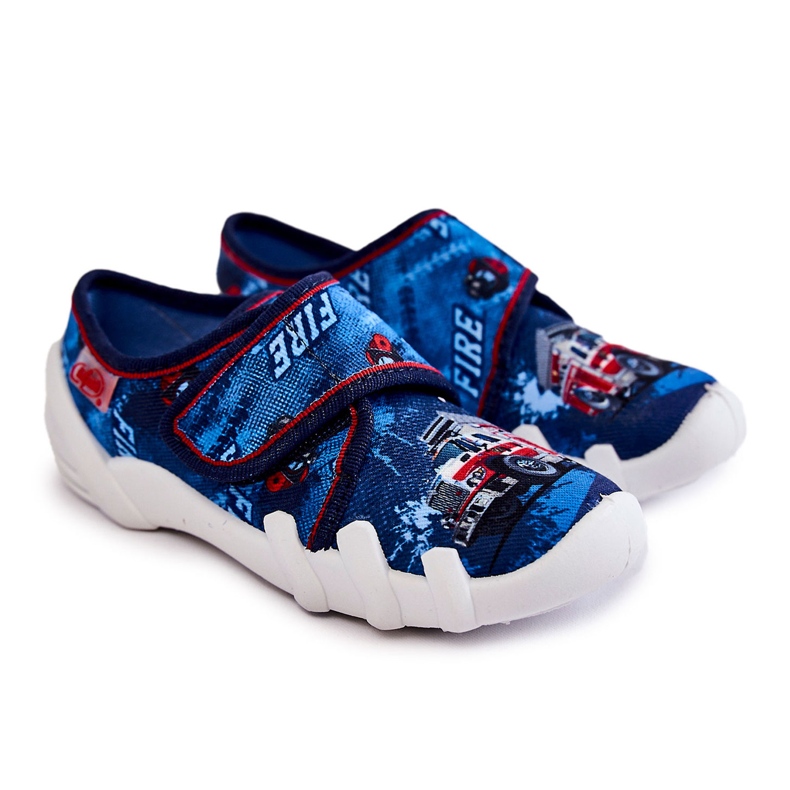 BEFADO S.A. Tossut Befado Velcro Firetruck 273X309 tummansininen laivastonsininen