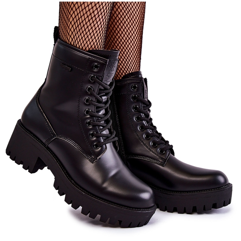 Cross Jeans Naisten saappaat Cross Farkut KK2R4070C Musta