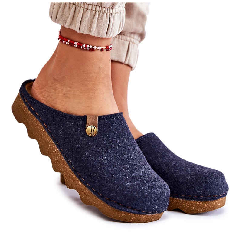 Kotitaloustossut Profylaktiset tossut Inblu DK-08-041 Tummansininen laivastonsininen