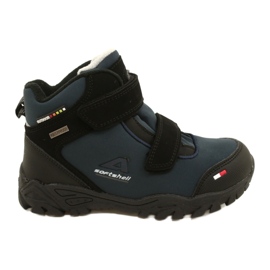 American Club Softshell -saappaat WT69 Navy -kalvolla musta tummansininen