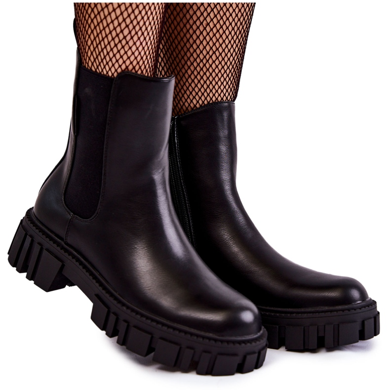 Cross Jeans Saappaat Workery Cross Farkut KK2R4069C Musta