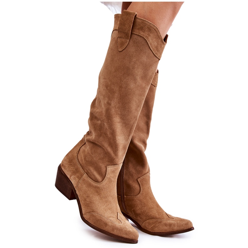 Naisten korkokengät Lewski Shoes 3235 beige