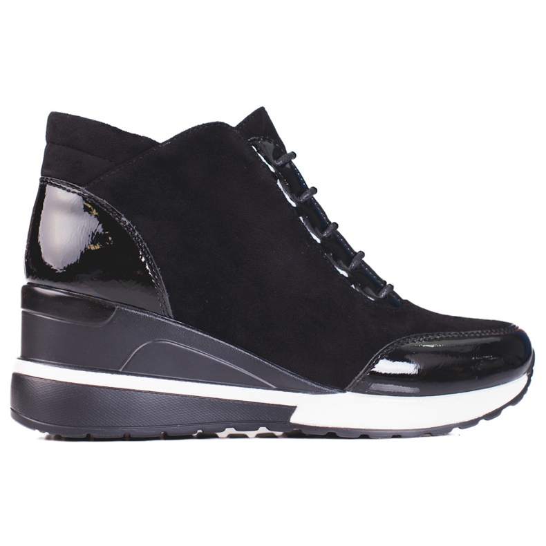 W. Potocki Potocki naisten urheilusaappaat eristeellä musta