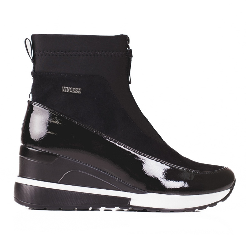 Naisten urheilusaappaat Vinceza-kiilalla musta