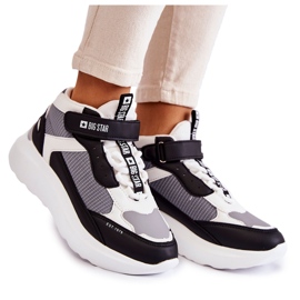 Naisten urheilukengät Memory Foam System Big Star KK274405 valkoinen