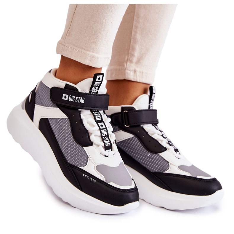 Naisten urheilukengät Memory Foam System Big Star KK274405 valkoinen