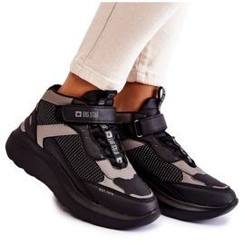 Naisten urheilukengät Memory Foam System Big Star KK274403 Musta