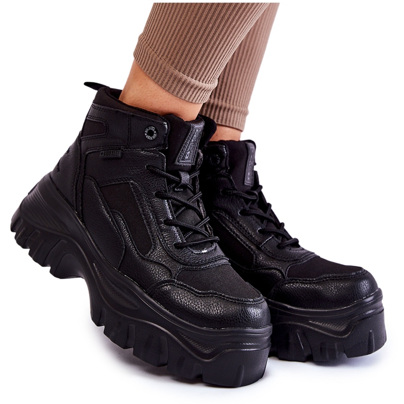 Muodikkaat saappaat Memory Foam Big Star KK274371 musta