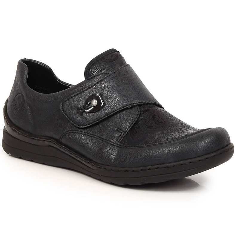 Naisten tarrakengät tummansininen Rieker 48951-14 laivastonsininen