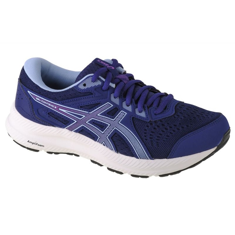 Asics Gel-Contend 8 W 1012B320-402 juoksukengät laivastonsininen monivärinen