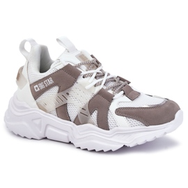 Vaaleat miesten urheilukengät Big Star KK174055 Valkoinen