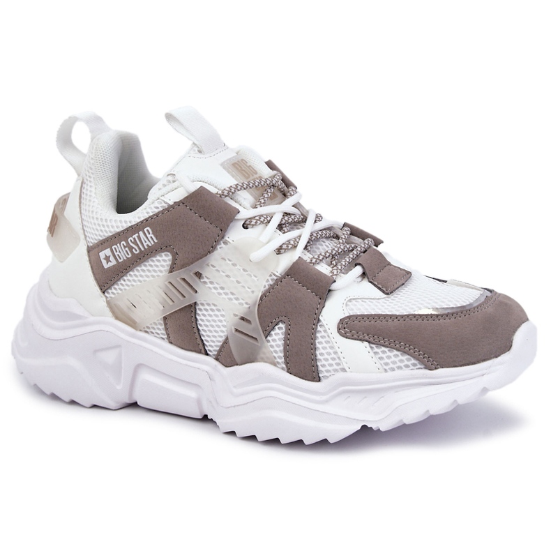 Vaaleat miesten urheilukengät Big Star KK174055 Valkoinen