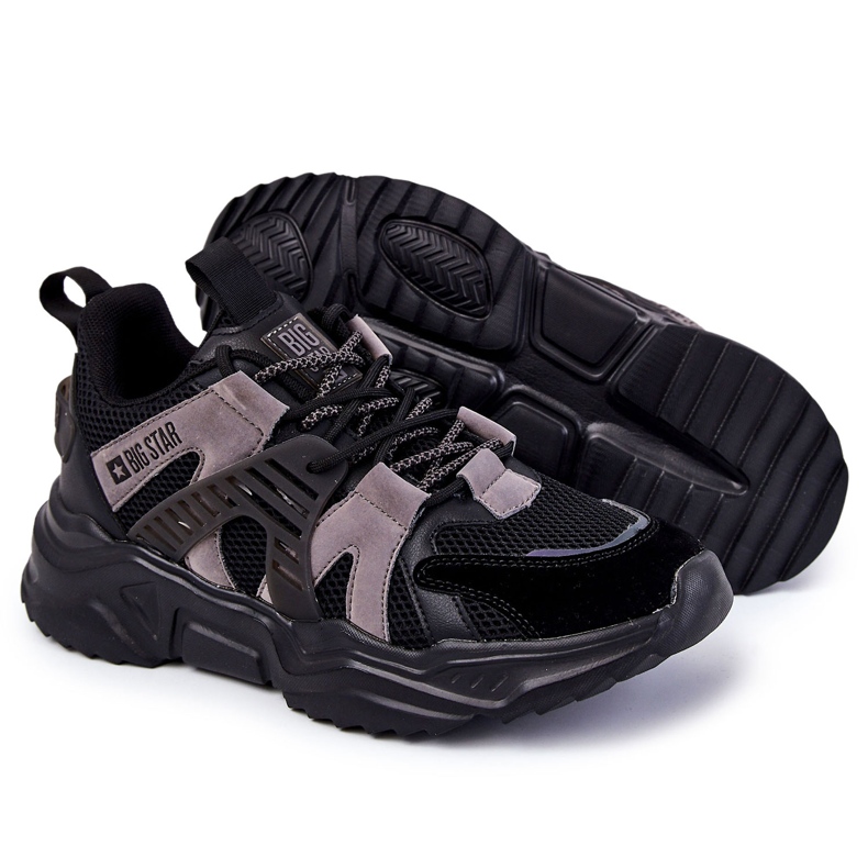 Vaaleat miesten urheilukengät Big Star KK174054 musta