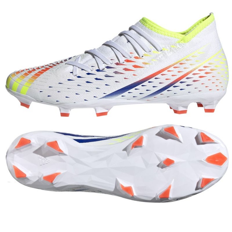 Adidas Predator Edge.3 Fg M GW1002 jalkapallokengät valkoinen valkoinen