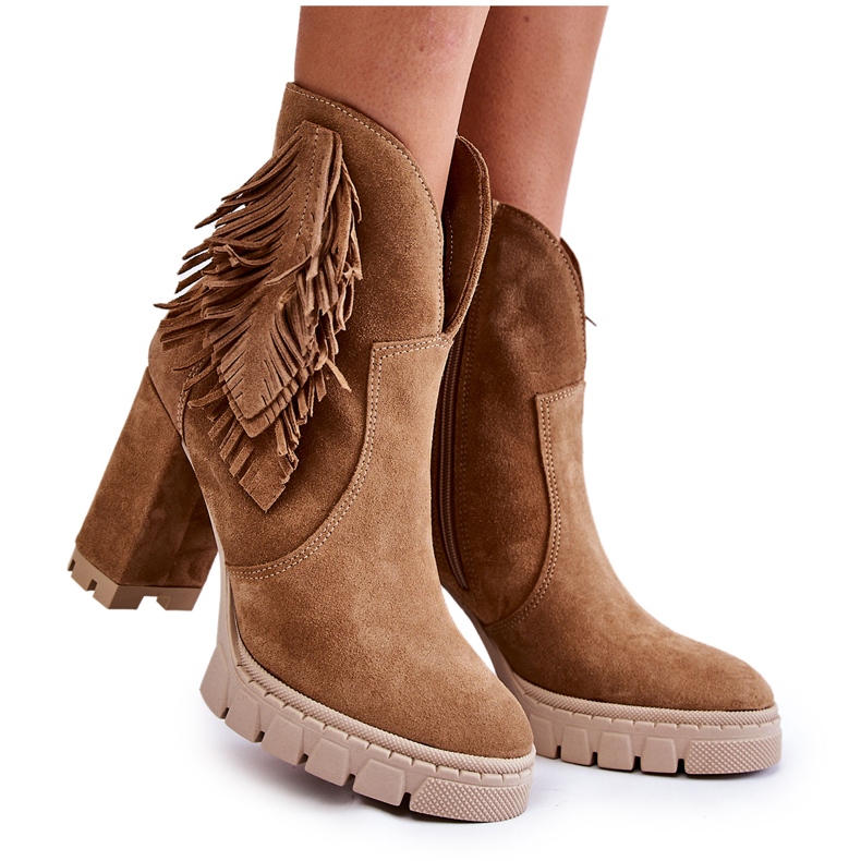 Lewski Shoes Suede alustasaappaat Lewski-kengät 3251 beige ruskea