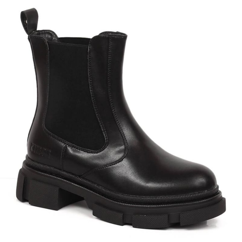 Chelsea saappaat alustalla eristetty Big Star W INT1787 musta