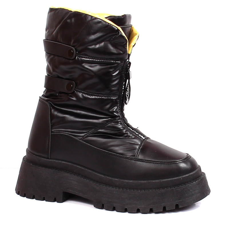 Mustat Vinceza tikatut naisten lumisaappaat