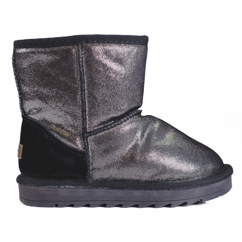 Tyttöjen hopeiset lumisaappaat harmaa