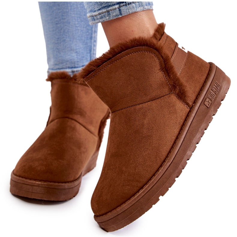 Naisten ruskeat lumisaappaat Big Star KK274620