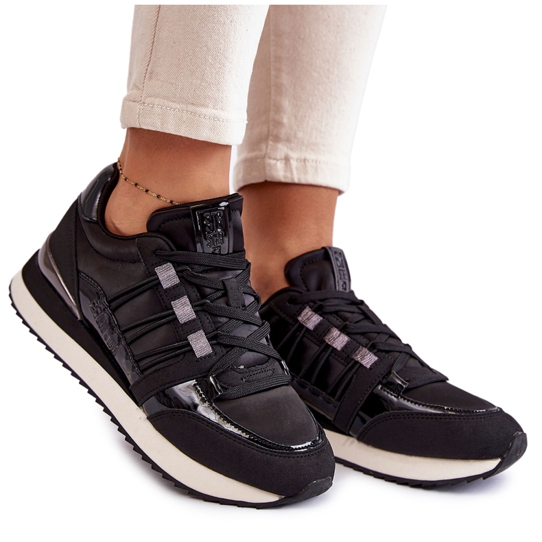 Muodikkaat naisten urheilukengät Big Star KK274110 musta