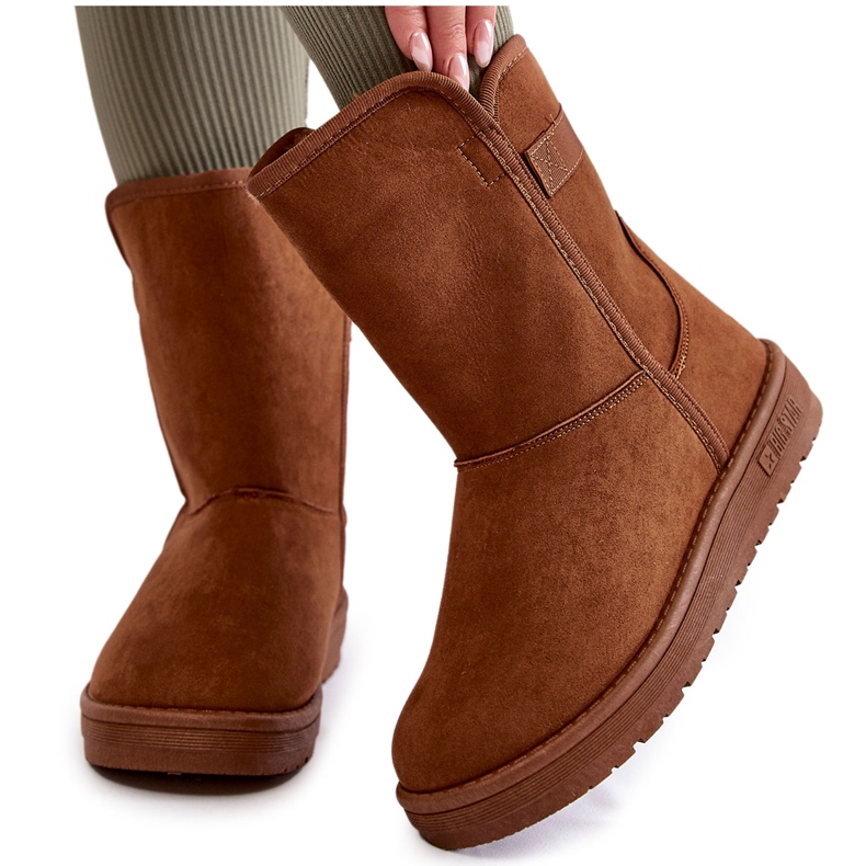 Naisten lumisaappaat Big Star KK274616 ruskea