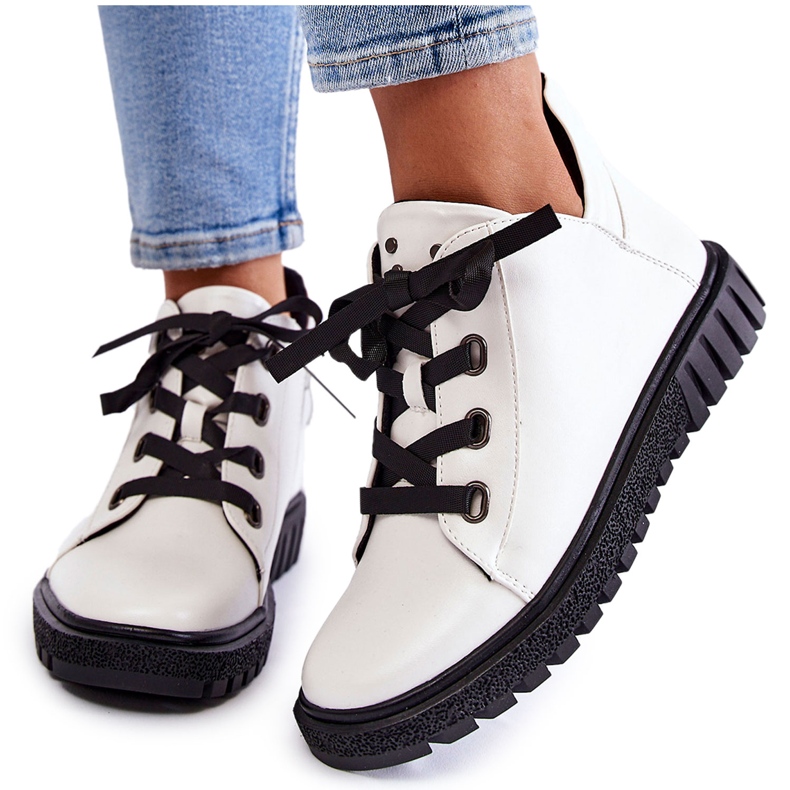 Eco-nahkakengät Sergio Leone PB210 Valkoinen