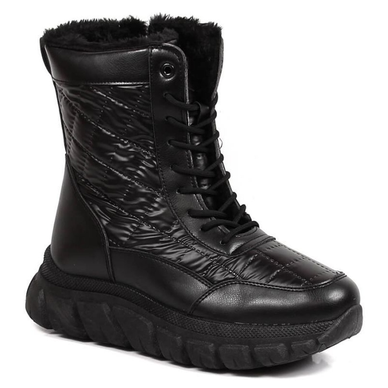 Korkeat saappaat turkista Vinceza W JAN165A musta