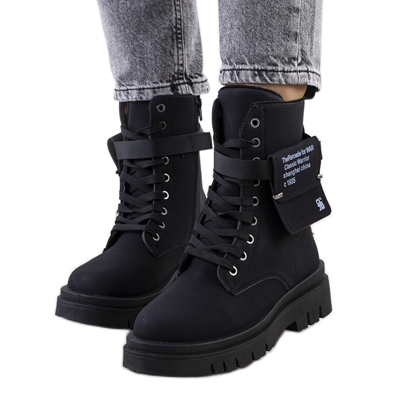 PA1 Paolo mustat naisten kengät