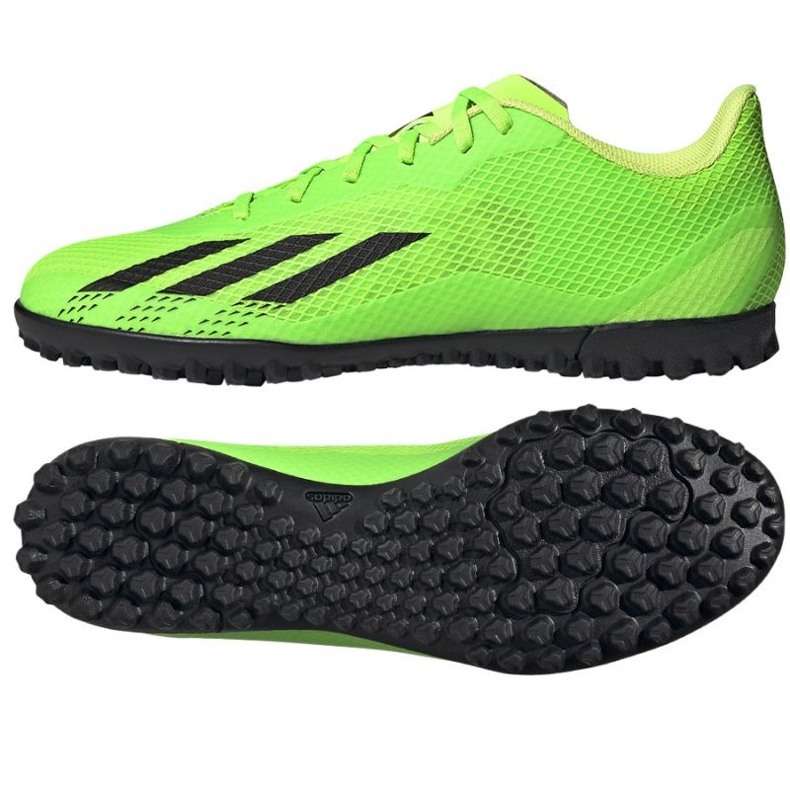 Adidas X Speedportal.4 Tf M GW8507 jalkapallokengät vihreä vihreä