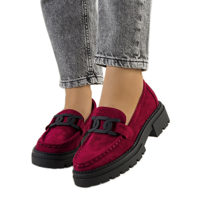 Gabriellan viininpunaiset ekokengät punainen