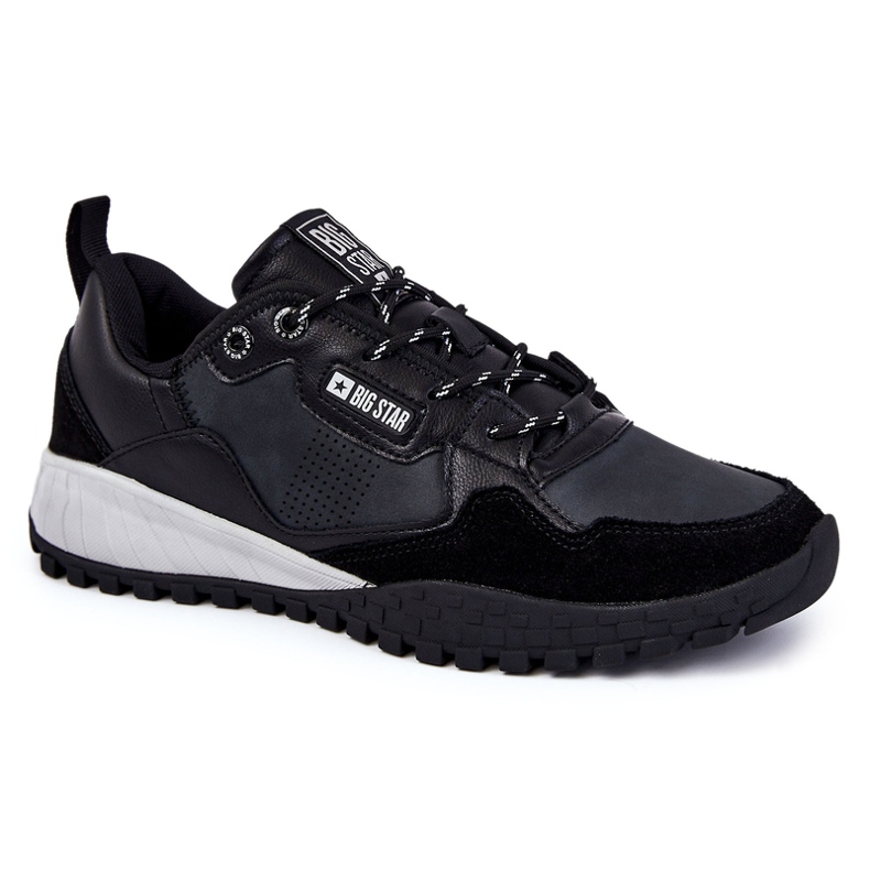 Miesten klassiset urheilukengät Memory Foam Big Star KK174270 musta