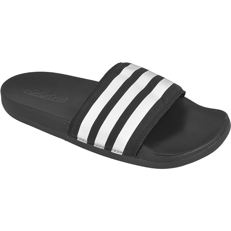 Adidas Adilette Cloudfoam Ultra Stripes Slides W S80420 valkoinen musta
