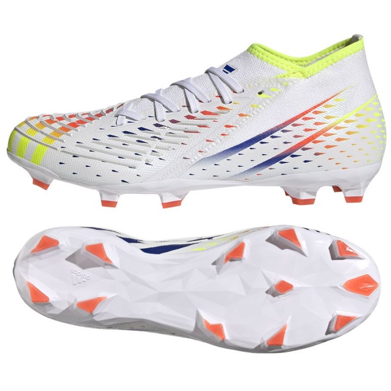 Adidas Predator Edge.2 Fg GW2271 jalkapallokengät valkoinen valkoinen