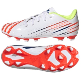 Adidas Predator Edge.4 FxG GW0968 jalkapallokengät valkoinen valkoinen
