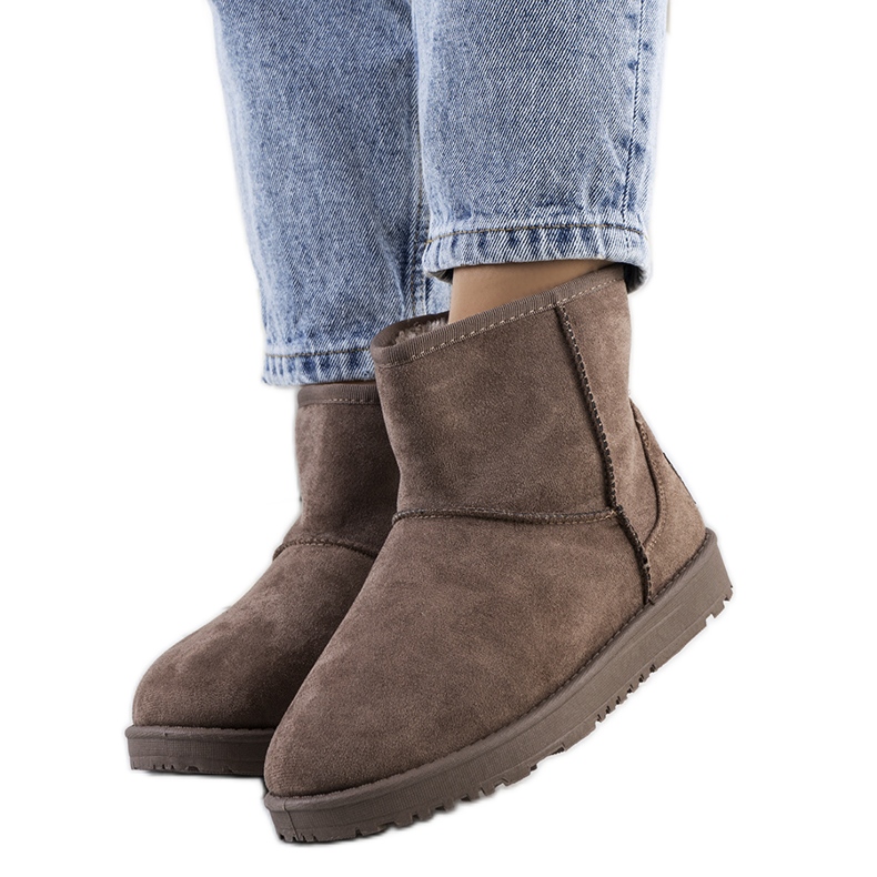 PA1 Naisten ruskeat lumisaappaat Nannalta