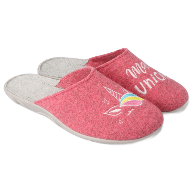 Befado värilliset naisten kengät 235D186 vaaleanpunainen