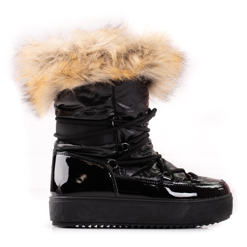 Naisten alustalumisaappaat Shelovet-turkista musta