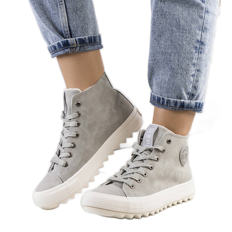 Harmaat eristetyt tennarit Big Star EE274114